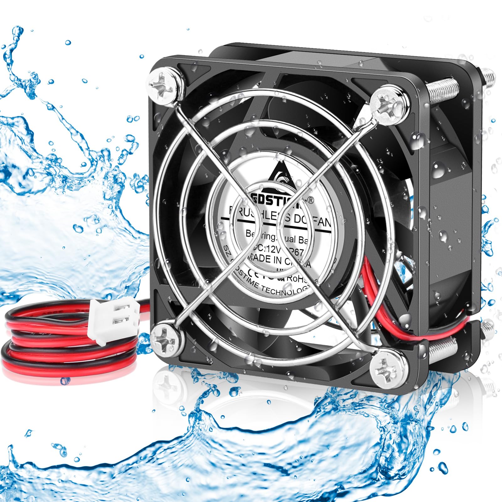 مروحة تبريد Cooling Fan 12V 60*25