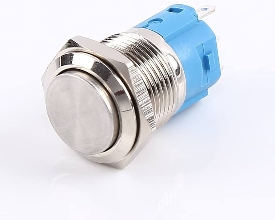 مفتاح كهربائي معدني Metal SWITCH/PUSH 12mm 220v