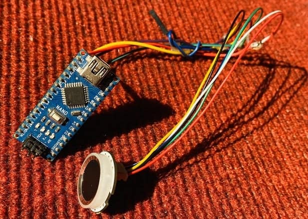 R503 Capacitive Fingerprint  Sensor  Arduino 22mm