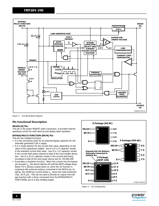 XY6 TNY285 PG ic power