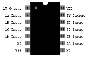 SO8 CD4082 - DUAL 4-IN AND GATE
