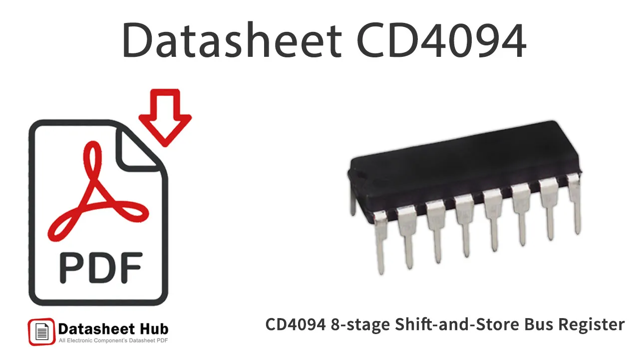 SO7 CD4094 8-stage Shift-and-Store Bus Register
