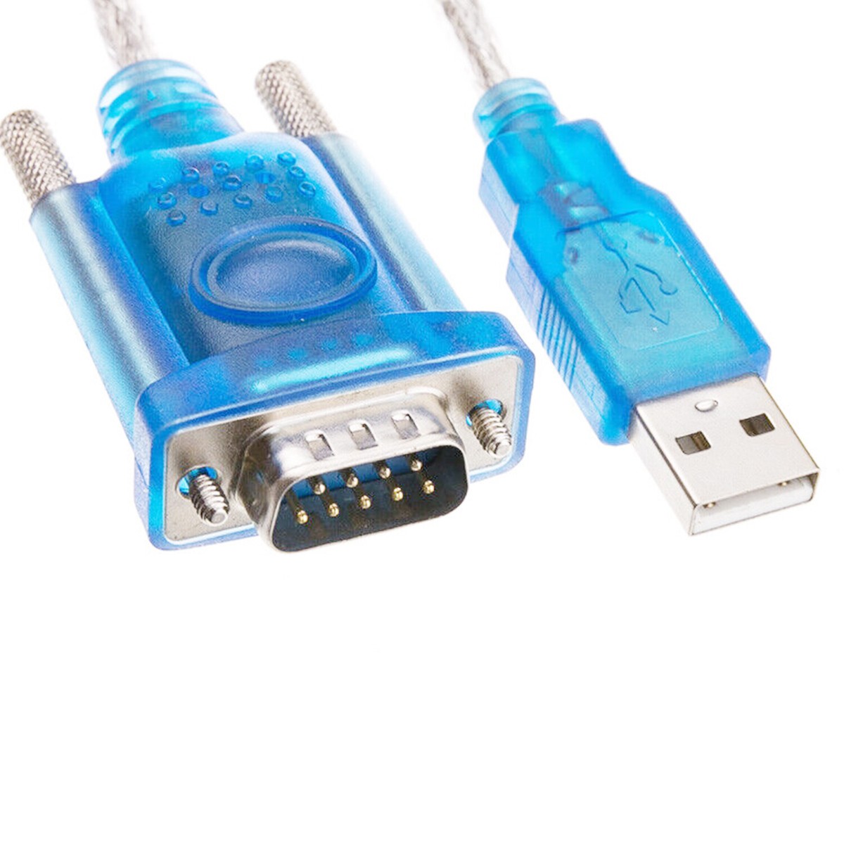 USB TO RS232 CONVERTER DB9TODB25 وصلة برمجة زرقاء