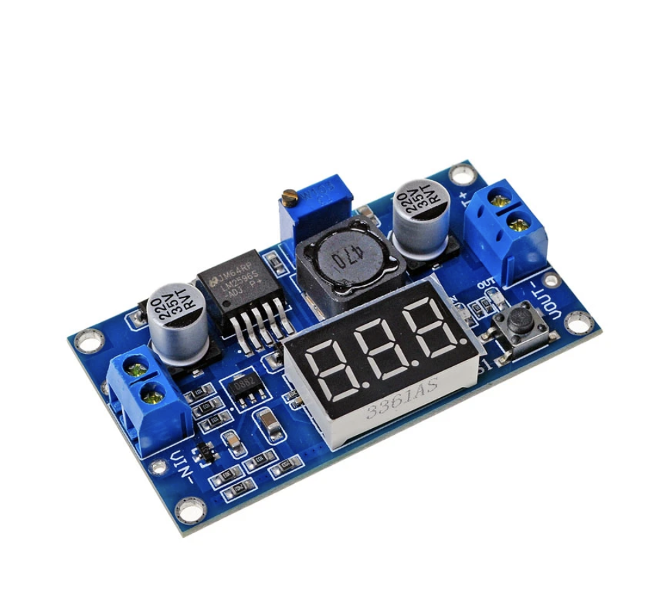 D8 LM2596S Step Down LED Voltmeter 
Module 7 sigment