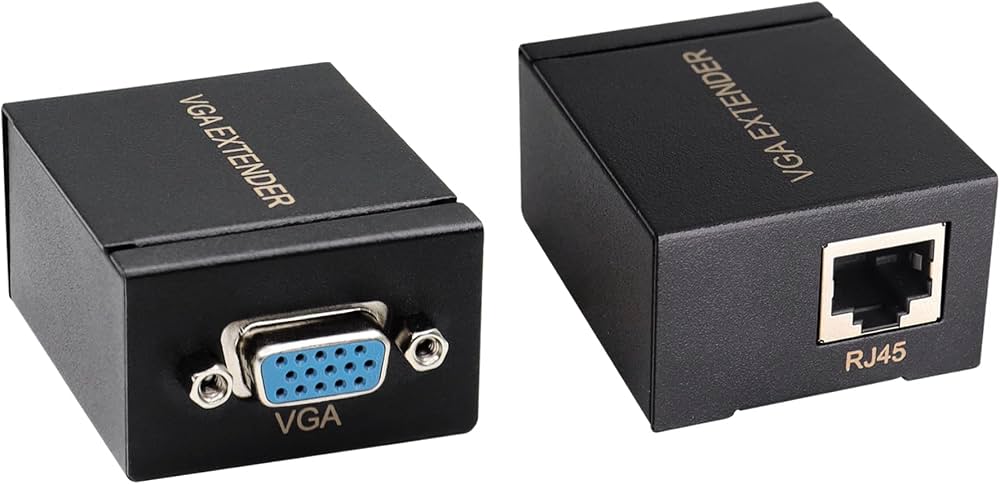 RJ45 extender   vga 60m    adapter