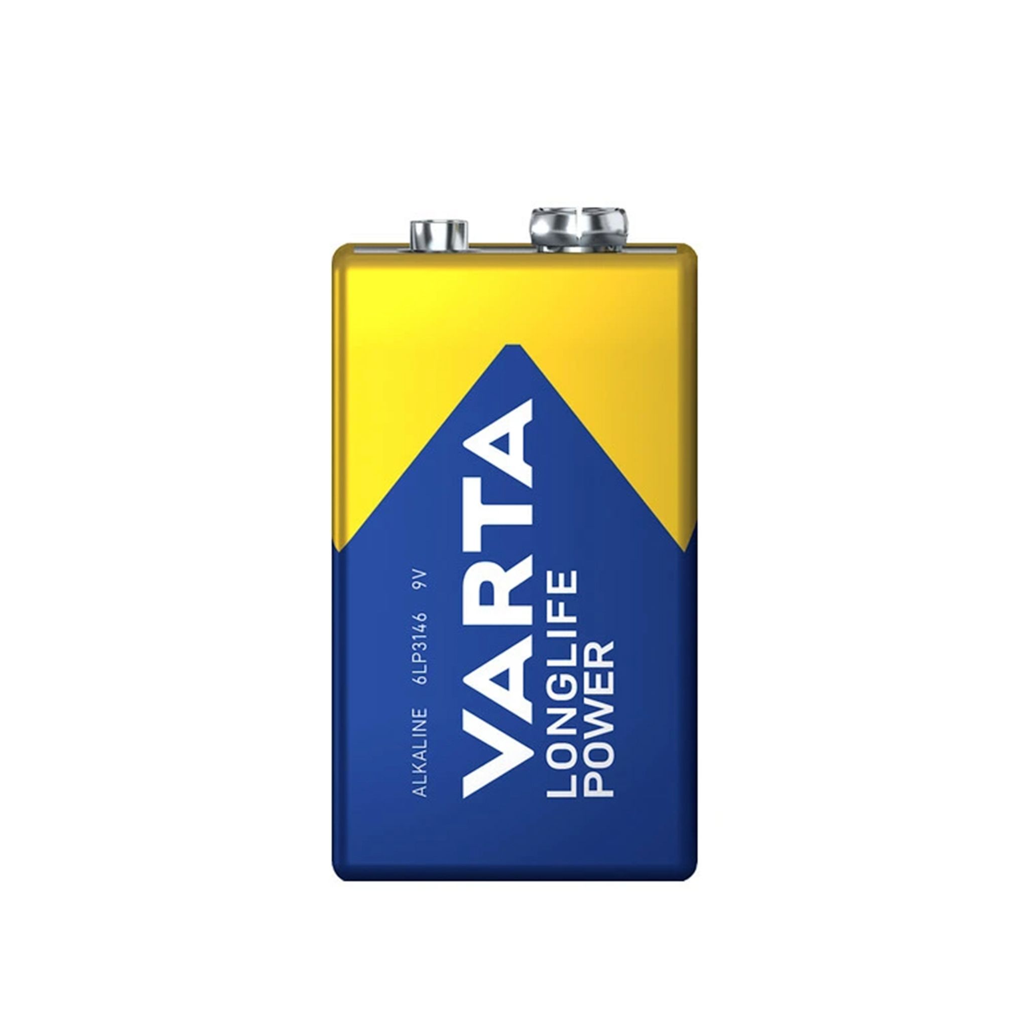 VARTA battry 9V LONGLIFE bli-1  ذهبي او ازرق