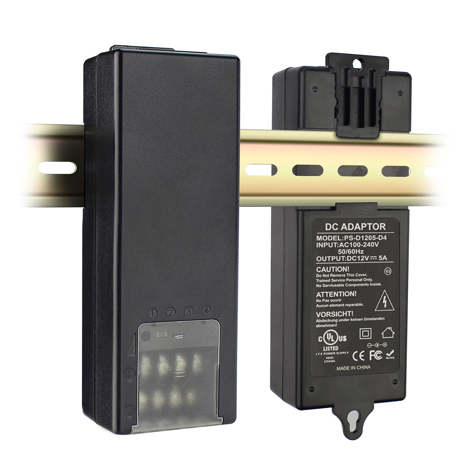 موزع كهرباء كاميرات CCTV Power Supply Box 12v 5a 4ch