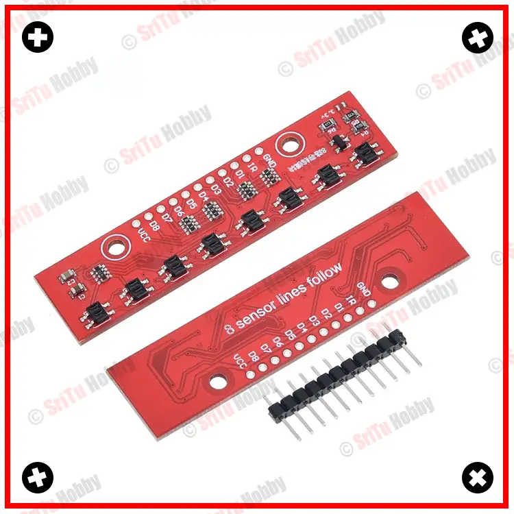 k11 new 8 channel ir tracking sensor حساس تتبع المسار بـ 8 قنوات