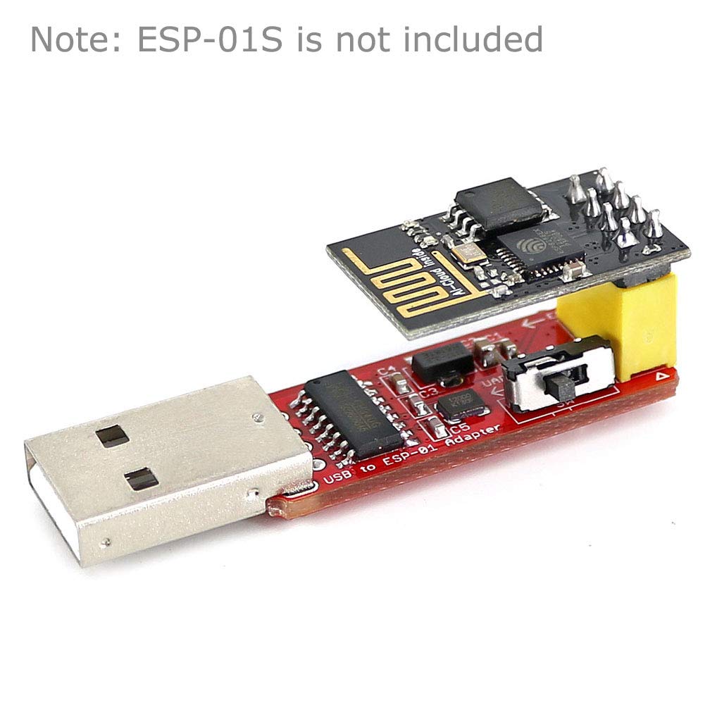 W11 USB to ESP-01 (ESP8266) Serial Adapter محول تسلسلي