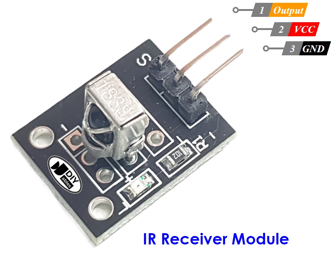 L8 Infrared IR Receiver Module for Arduino  وحدة استقبال الاشارات اللاسلكية