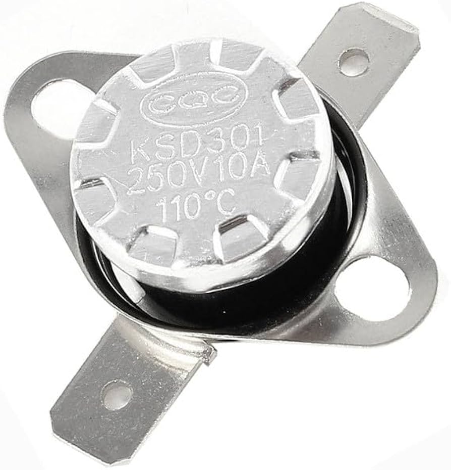 W12 Thermostat KSD301 110C 250V 10A  ثرموستات حراري