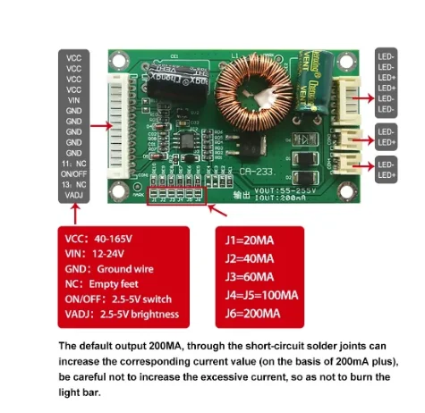 CA-233  32-65 LED انفيرتر