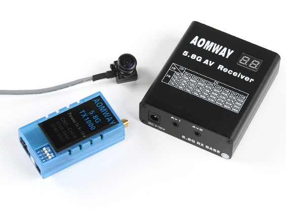 5.8G 1000MW CAMERA +   TRANSMITTER + RESEVER - SET