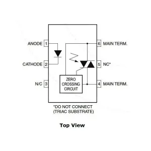 VY13 MOC3081 optocoupler عازل ضوئي