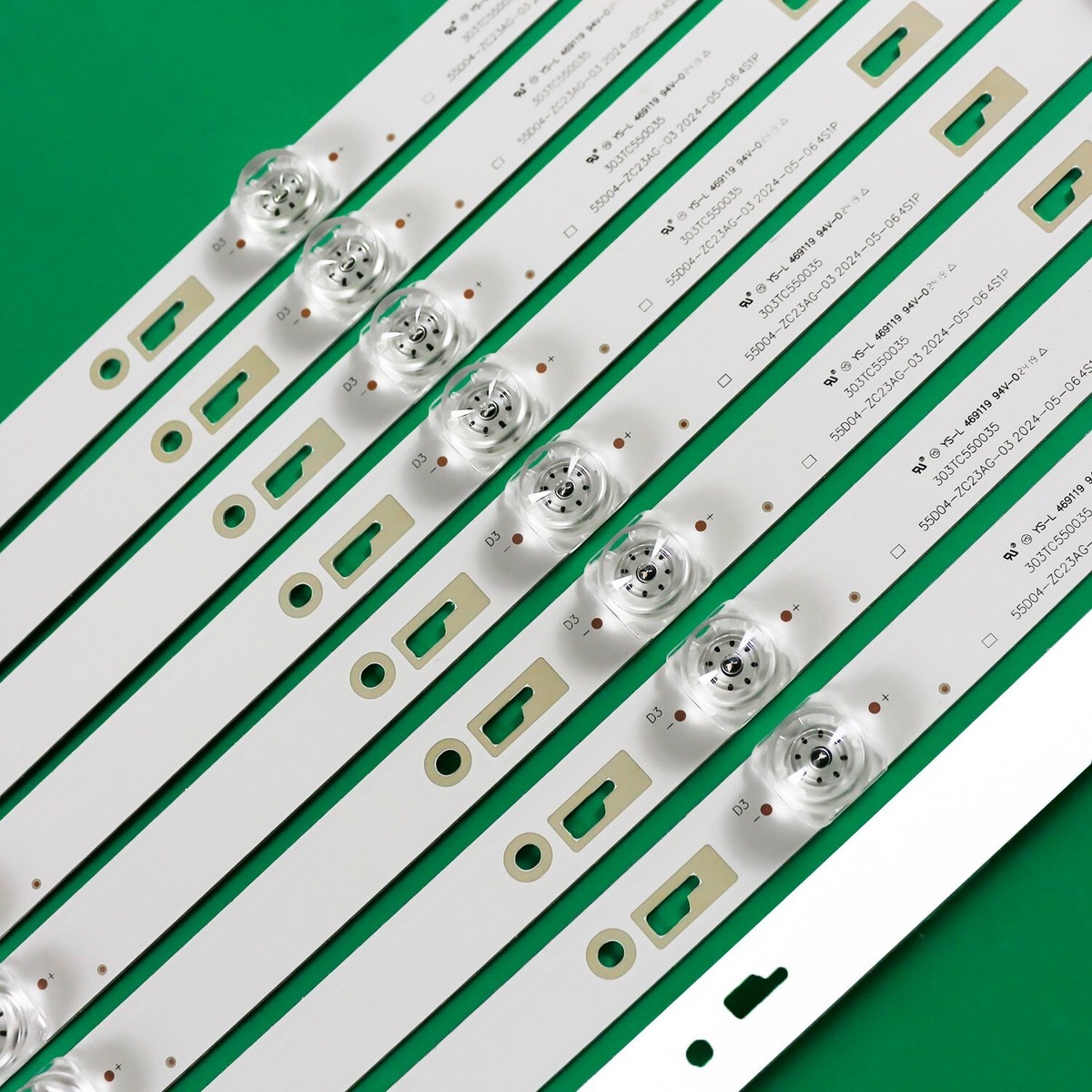 مسطرة   LED SET 9PCS 4 lamp  6v "55
