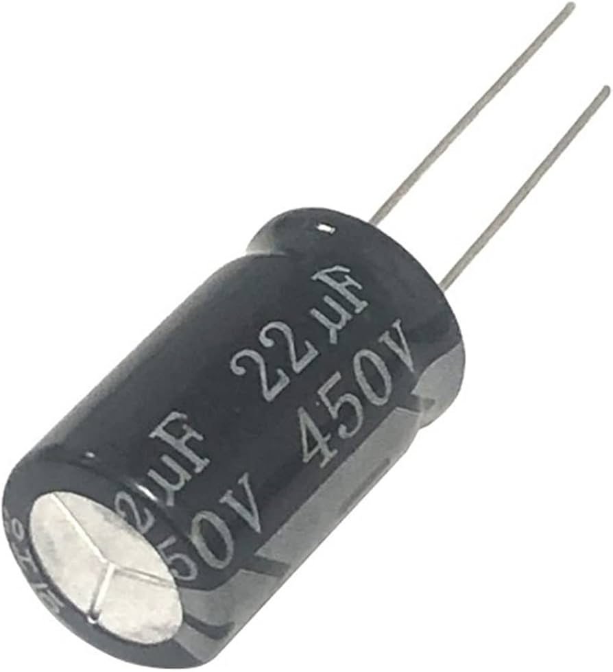 450v22uF Electrolytic Capacitor مكثف كيميائي