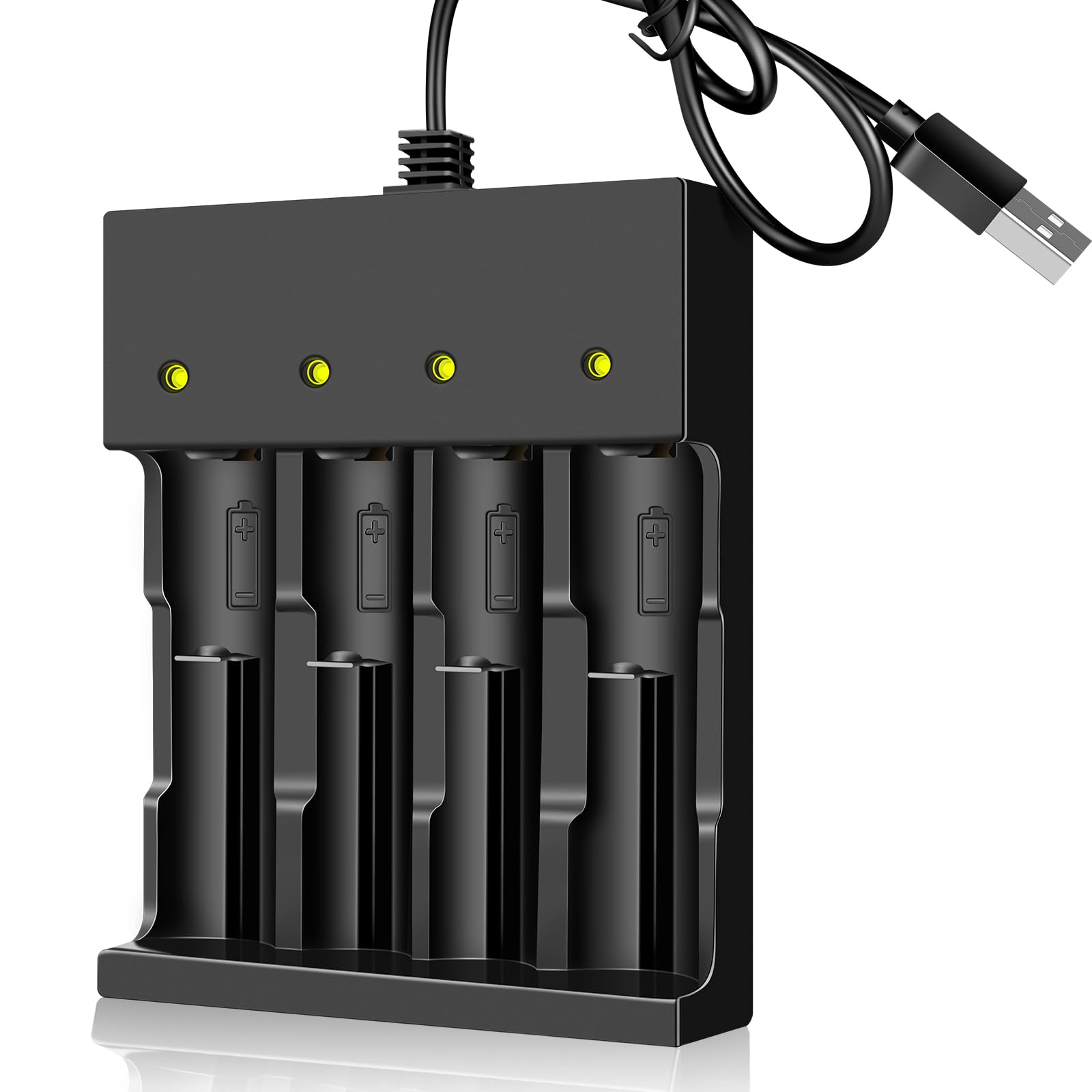 li-ion battery  smart 4 charger 04u   شحن رباعي 18650