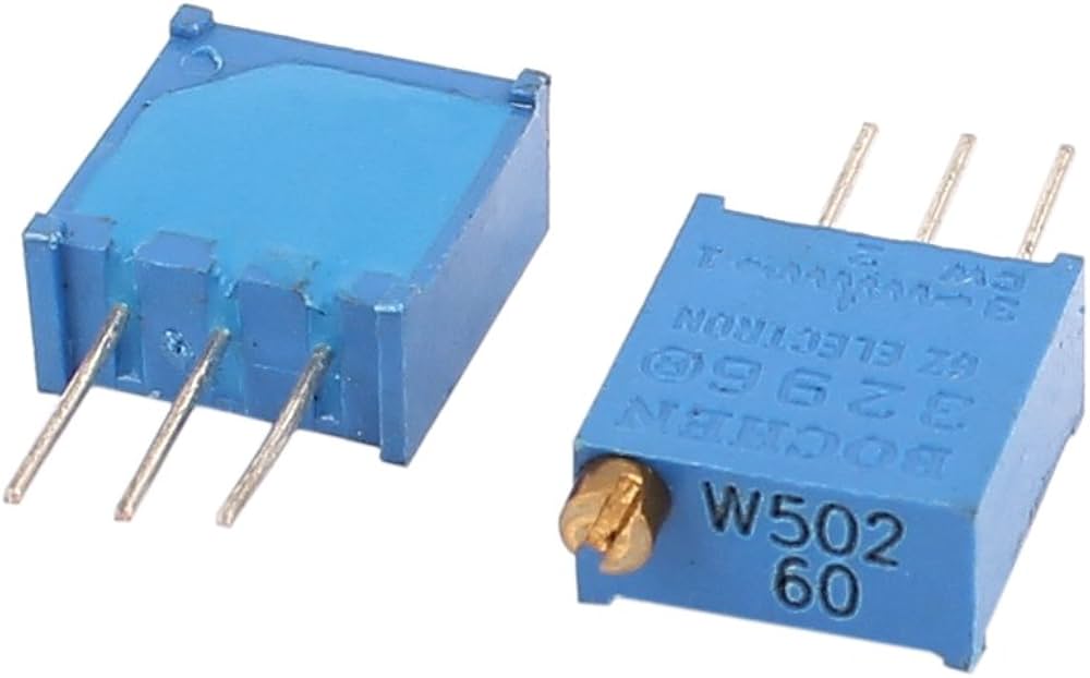 مقاومه متغيره زرقاء صغيرة- ST7-W502-5k