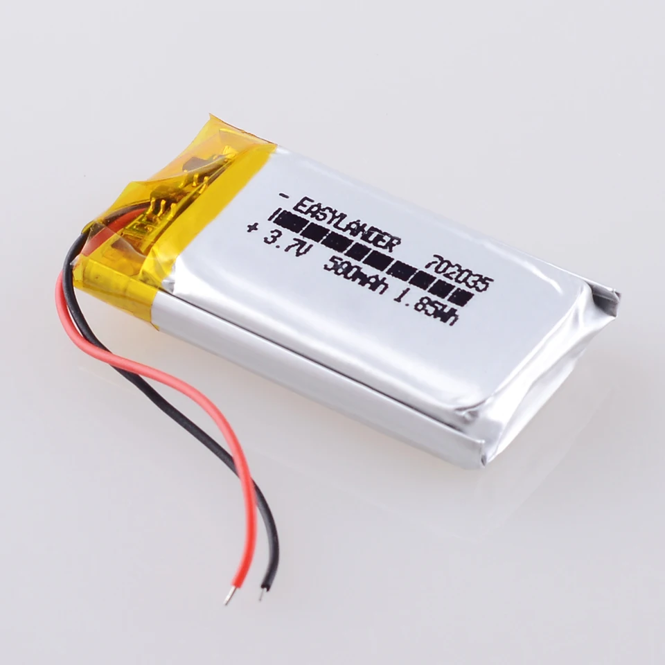 602035 battery 3.7v 500/700mah ,وسادة