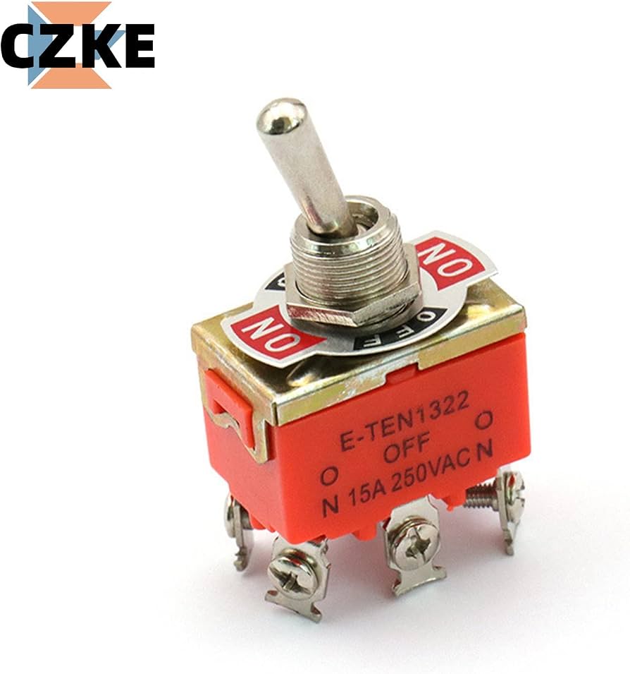 مفتاح تبديل Toggle Switch E-TEN1322 3Way Waterproof 250v 15a