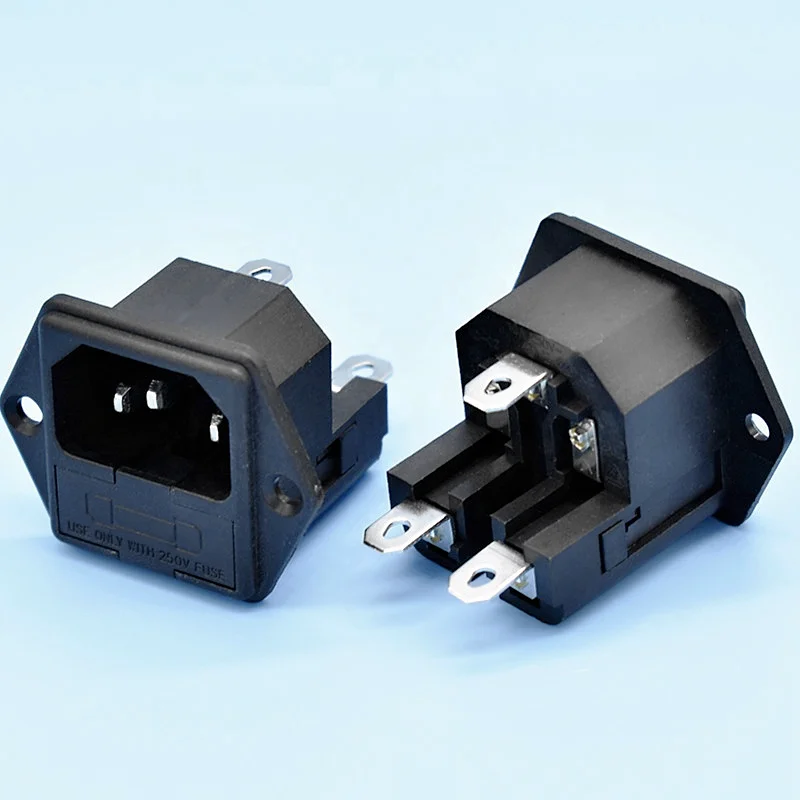 مدخل باور كمبيوتر AC-03 Power Socket with Fuse 220v