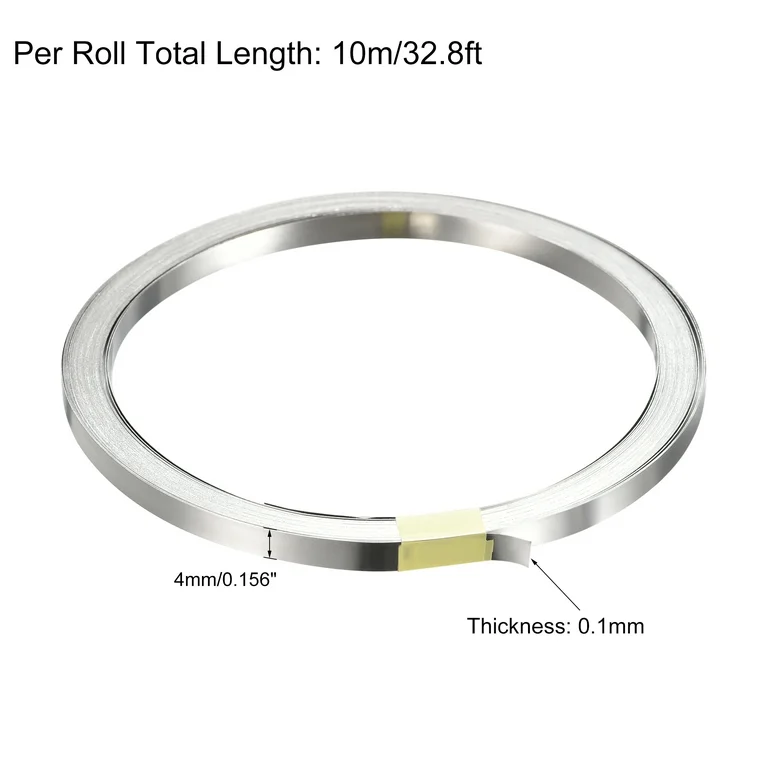 شريط نيكل Nickel Strip 0.1mm*4mm (10m)