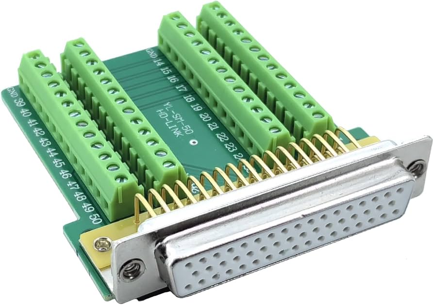 TA3-plug D-sub  connector female 50pin