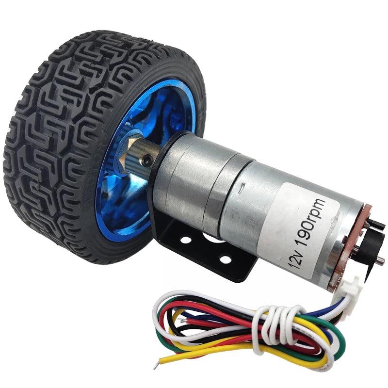 85mm wheel hall signal dc12v motor encoder