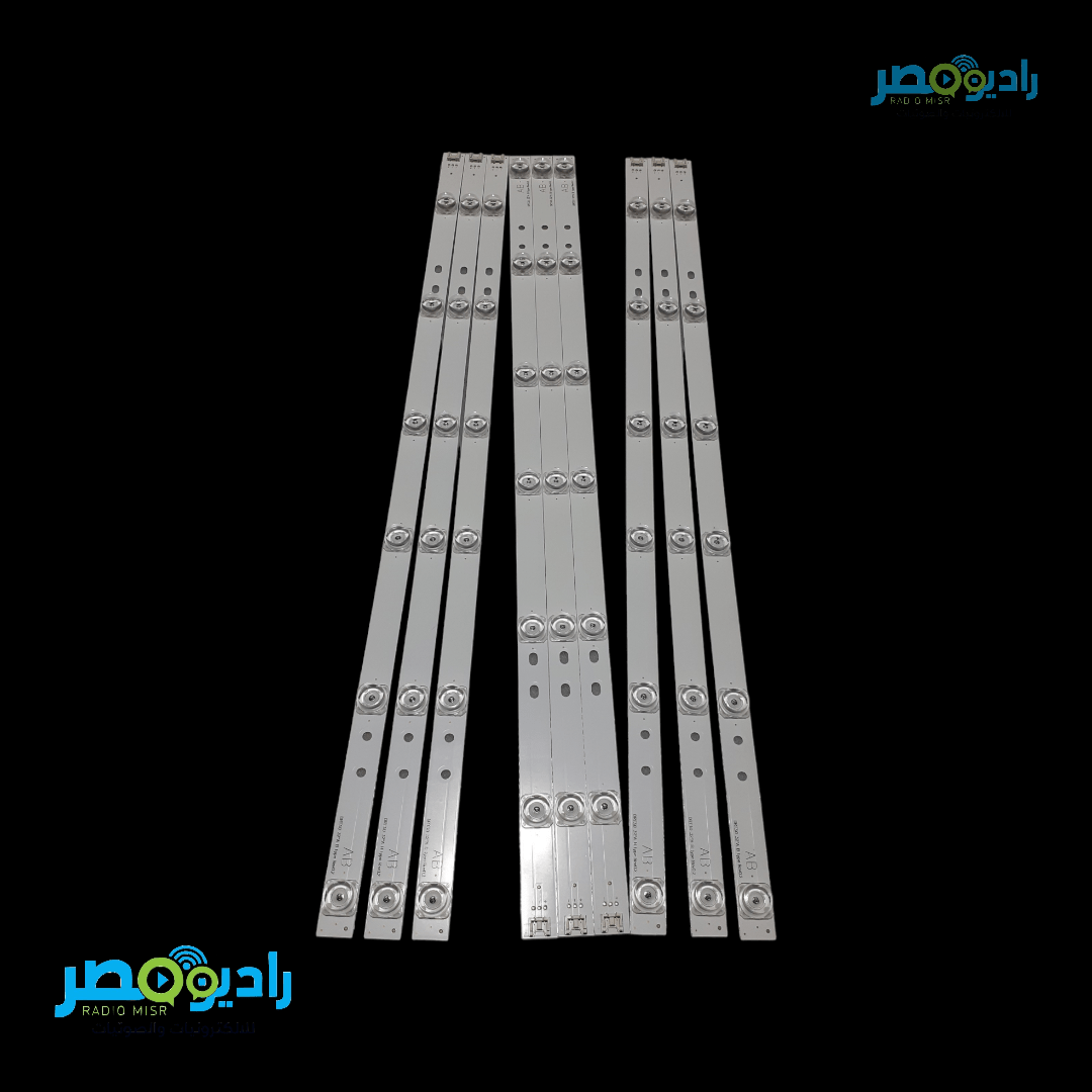 شريط اضاءة لامبة مربعة طويلة شاشة 32 LED Backlight Strip 547mm 6V 6LED