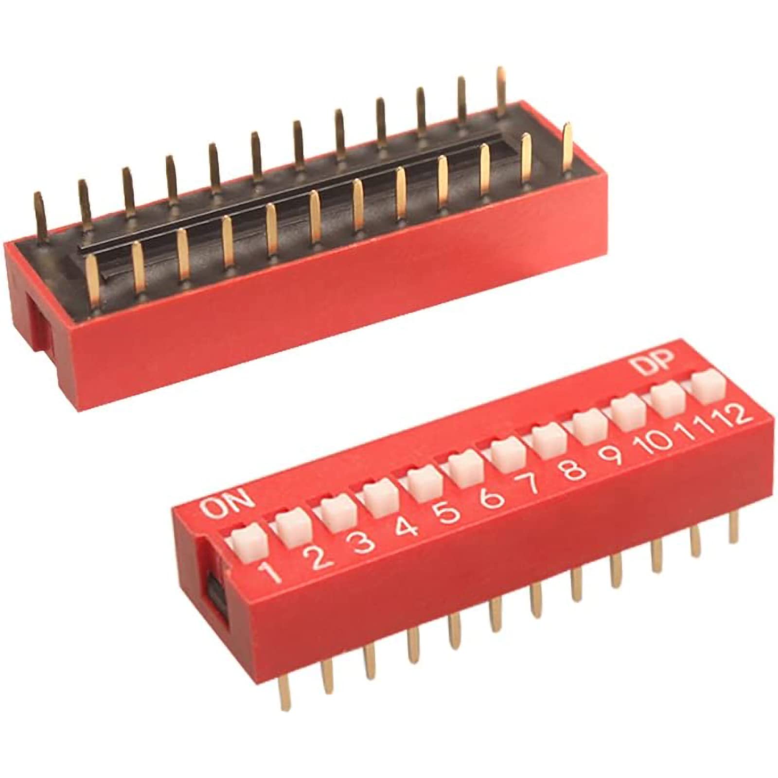 TC12-13 Dip Switch DSDP10 10p 12p Red