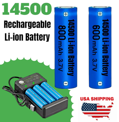 BATTRY 14500 3.7V 600MAH