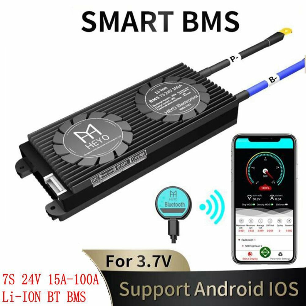 SP7 7S 30A 24V Lifepo4 BMS Battery Protection لوحة حماية بطاريات لسبعة خلايا