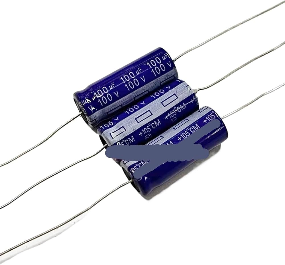 VQ4 100v100uF Electrolytic Capacitor مكثف كيميائي