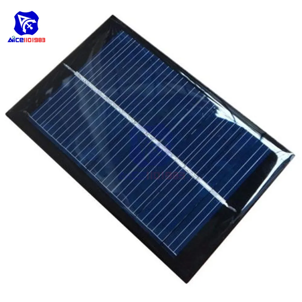solar Panel 6v 100ma 120*38 لوحة شمسيه