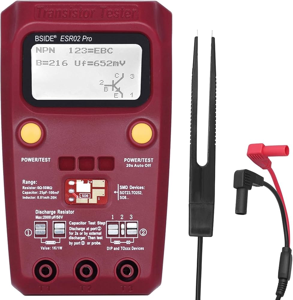 ESR02 PRO جهاز قياس SMD
