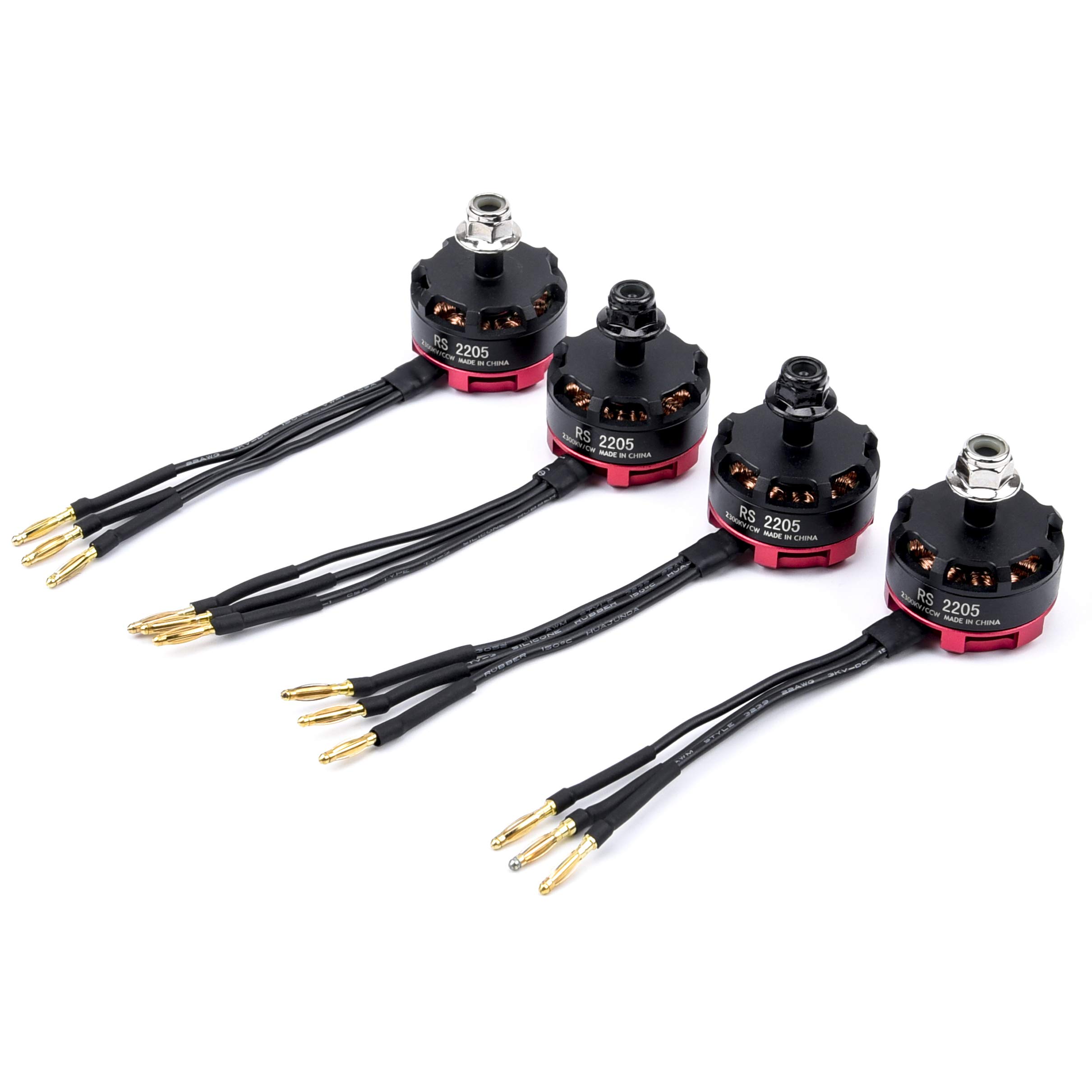 brushless 2205 2300kv black+with 2pcs