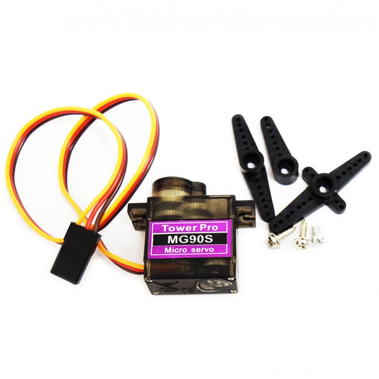 TH6 MG90S Metal Gear Servo Motor محرك سيرفو بتروس معدنية