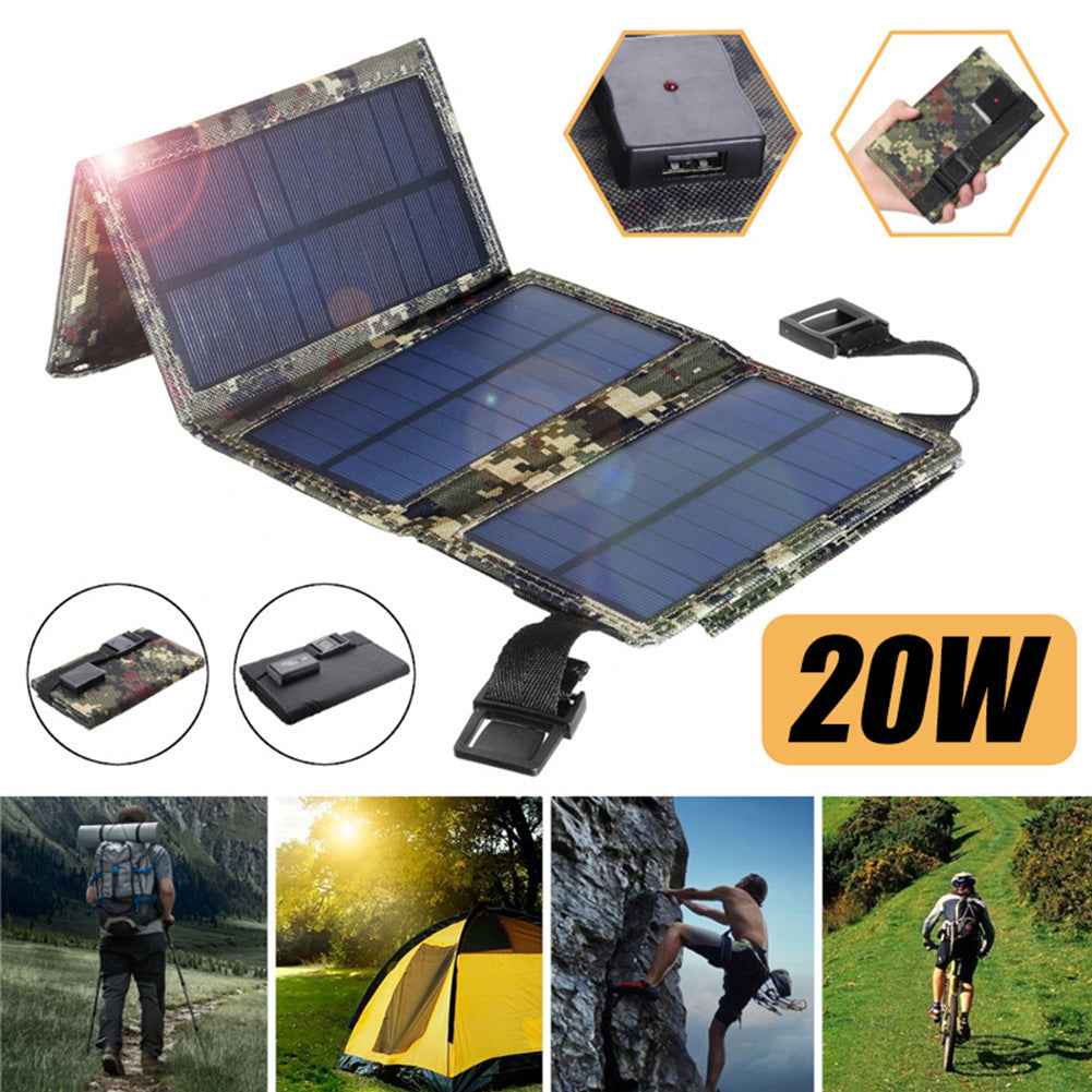 حقيبة رحلات طاقة شمسية Solar Panel 20w