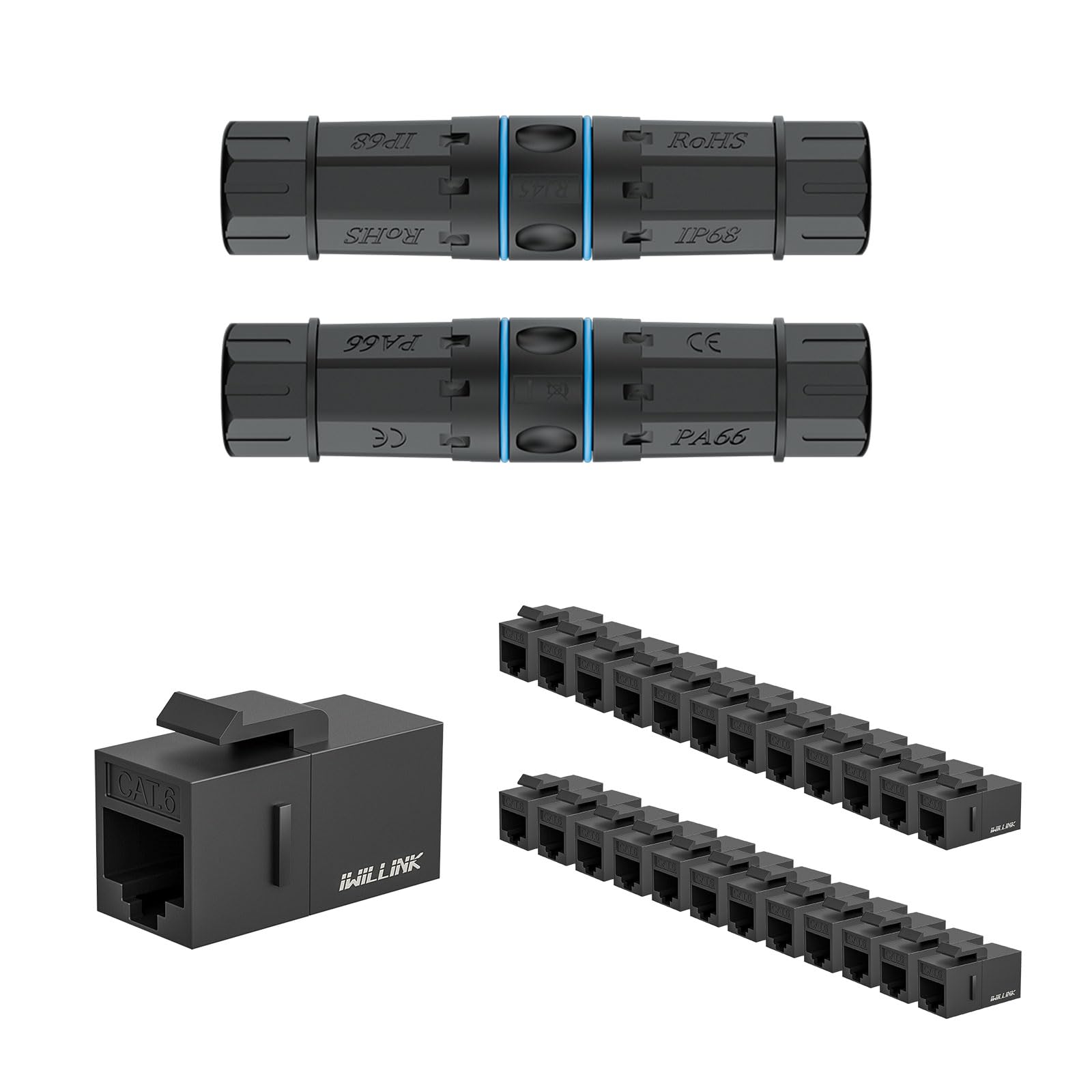 RJ45 FM TO FM outdoor waterproof