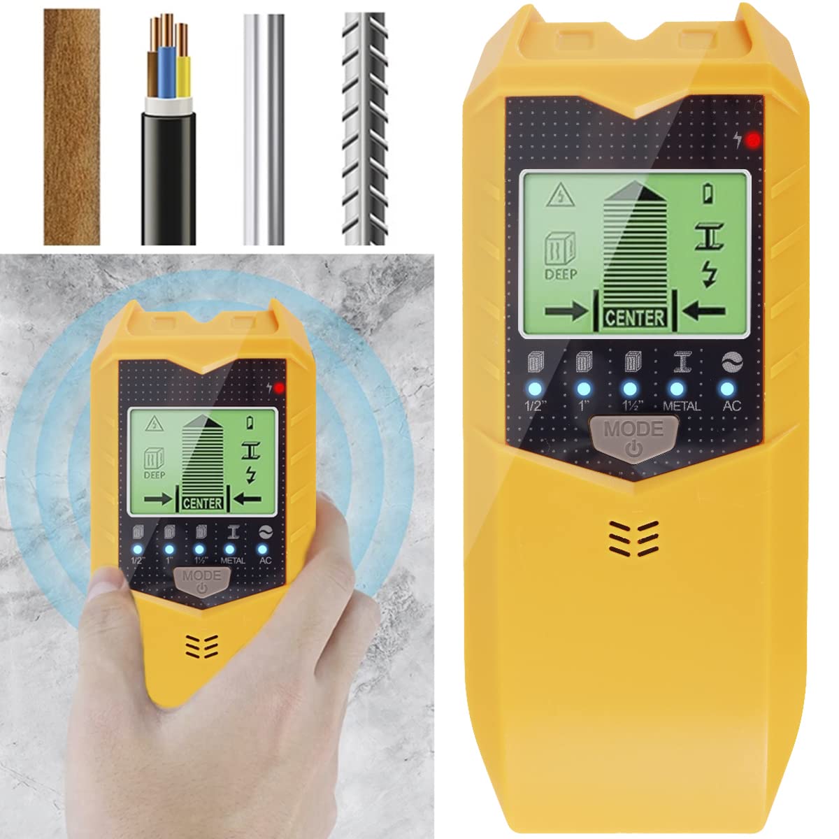 جهاز الكشف داخل الجدران wall scanner SH402 شركة - STUDFINDER