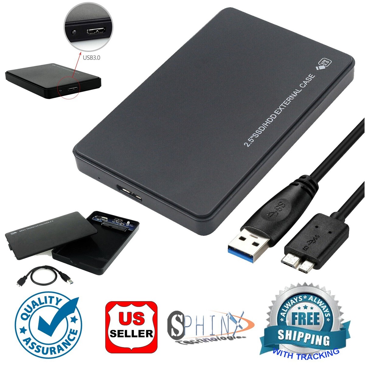 كفر هاردسك External Case for 2.5" HDD/SSD USB3.0