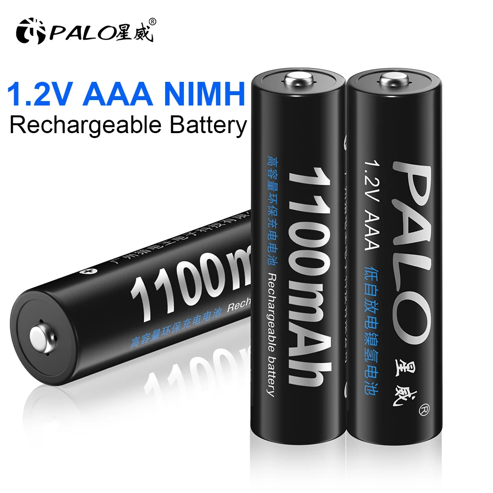 PALO battry AAA 1100mah شحن ب القطعه 