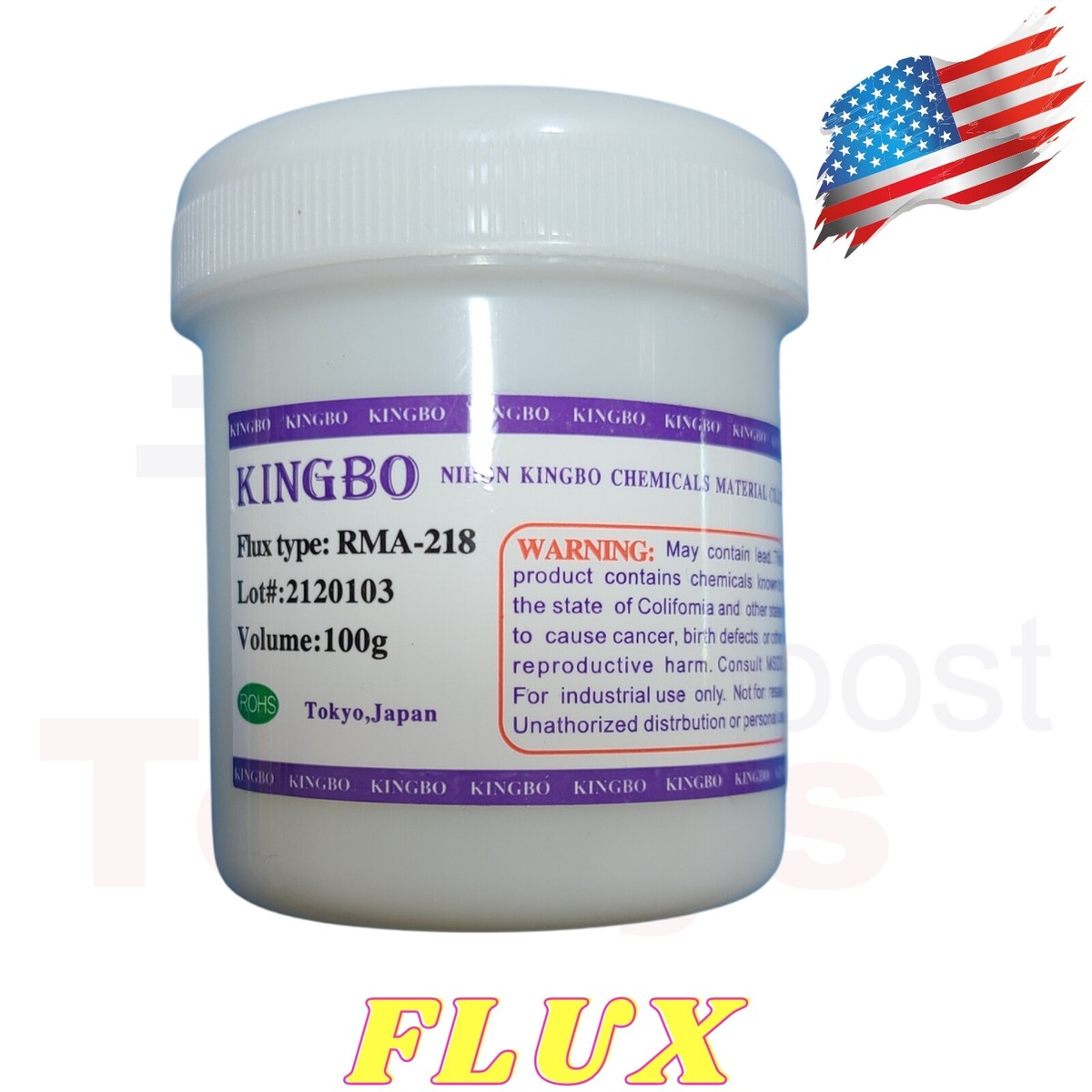 مساعد لحام KINGBO Solder Flux Paste RMA-218 100G