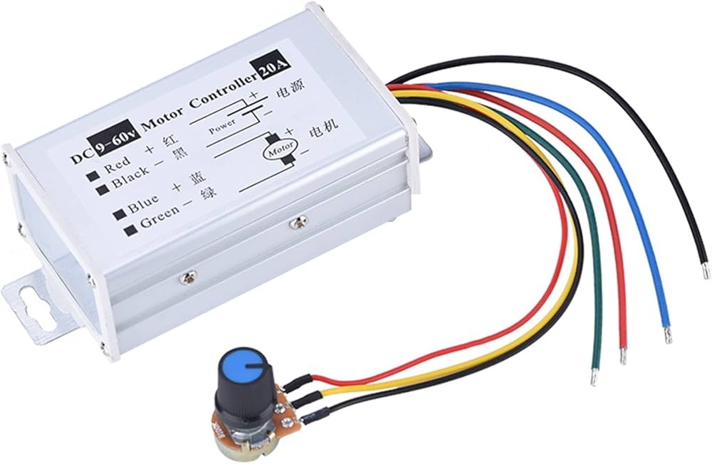 dimmer dc 9-60v motor controller 20A switch