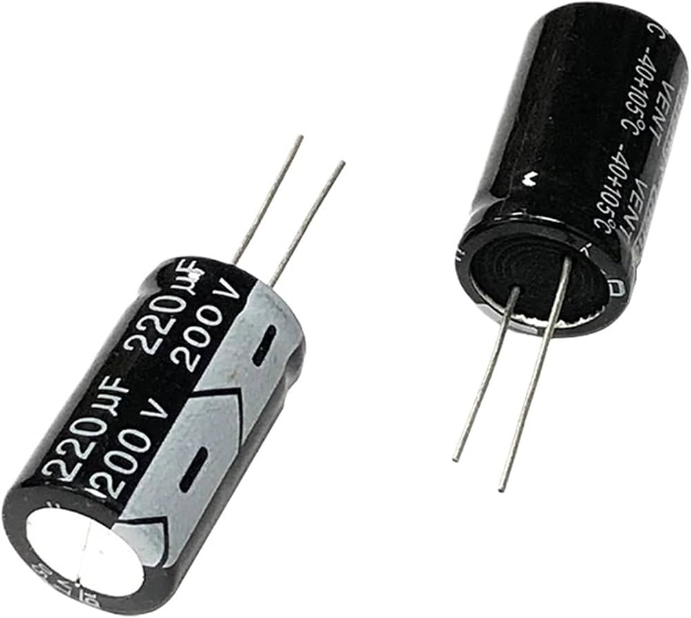 200v220uF Electrolytic Capacitor مكثف كيميائي