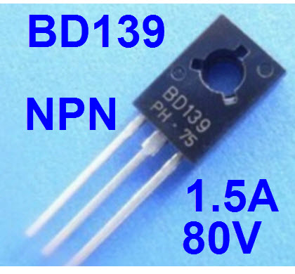 BB13 BD139 npn 1.5a 80v 12w