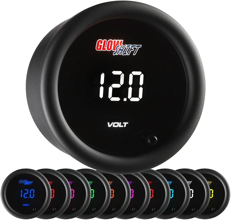 f10-voltmeter 2 coler 10 led cx104ryb6