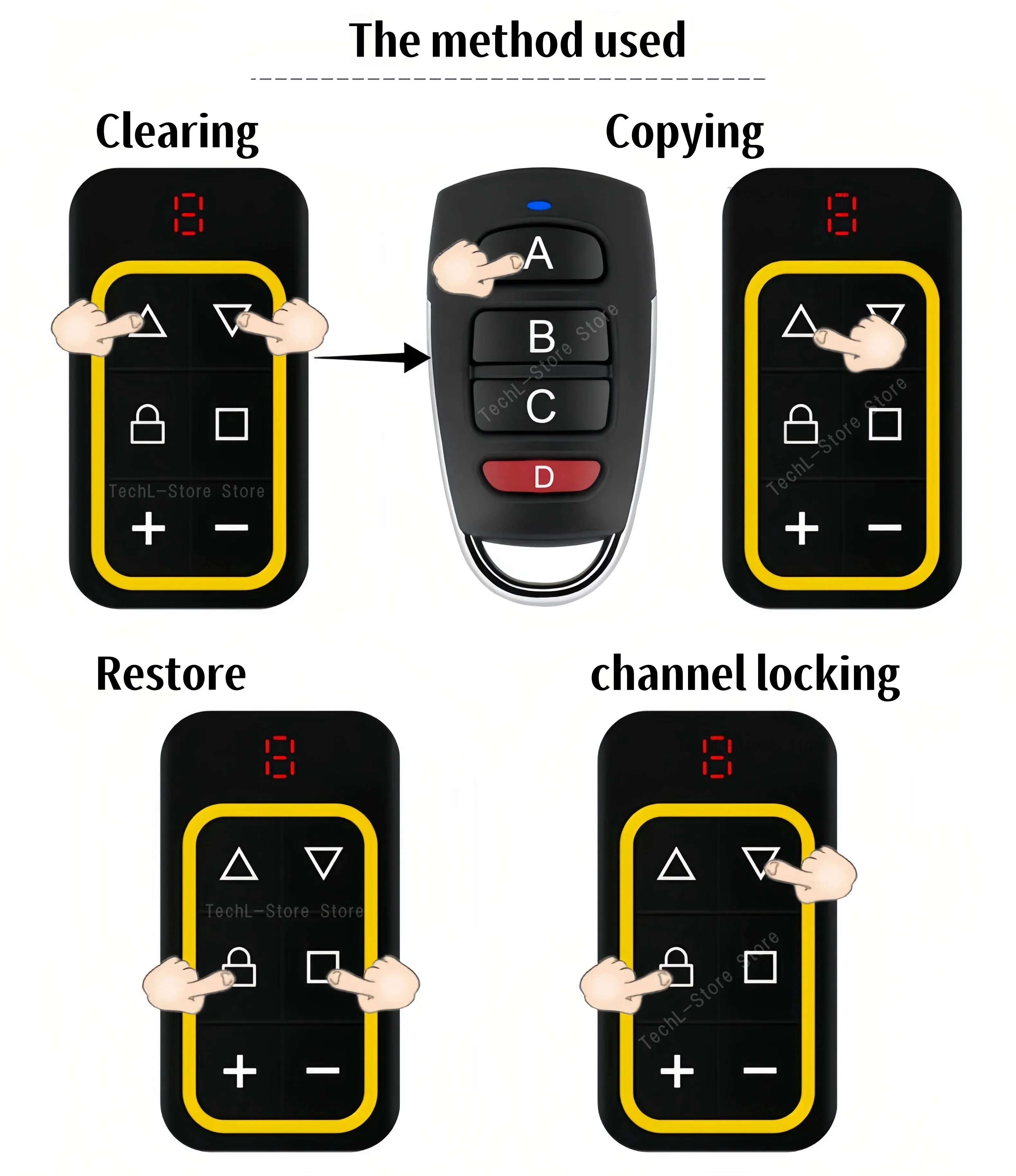 remote controller  multi frequeny 300-433m-915mhz