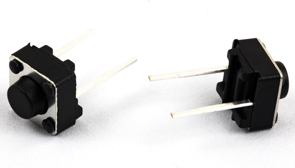 TJ12 PUSH Button 2pin big مفتاح ضغط صغير