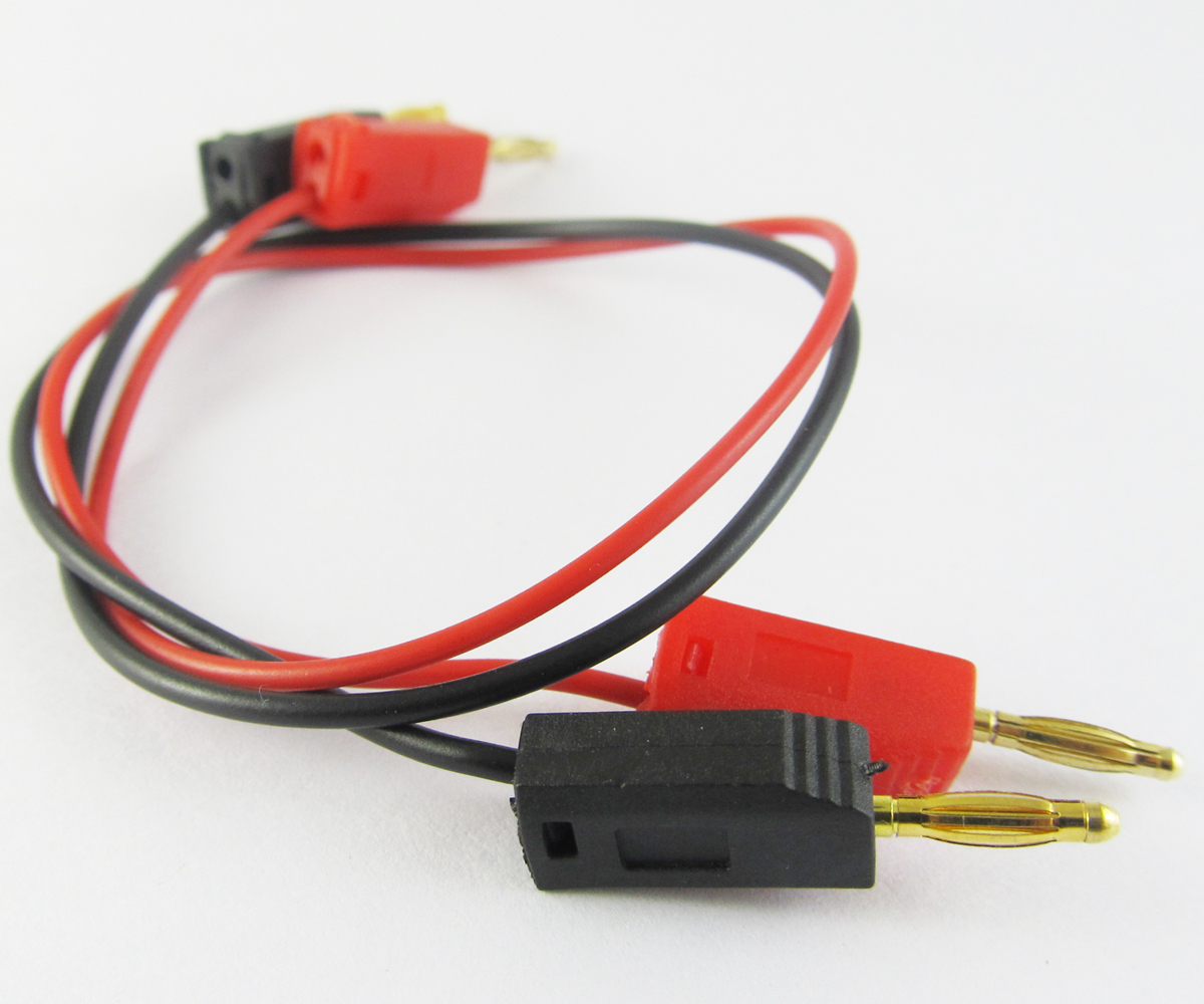 banana Cable 2mm male/male 0.3m